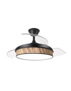 Ventilador DC MODA 72W Negro/CAÑIZO OSCURO 108D 2