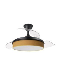 Ventilador DC MODA 72W Negro/AMARILLO 108D 3ASPAS 2