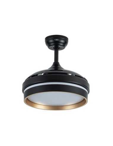 Ventilador DC NALON 48W Negro/Oro 3ASPAS 91D