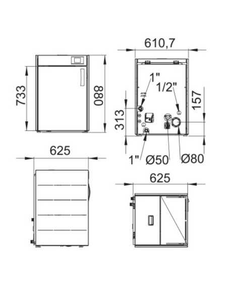 Caldera De Pellet Compacta BRONPI Hydrobox B | Hogar Cahersa