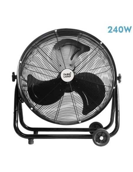 Ventilador Industrial PONIENTE 240W Negro 85X86X41,5