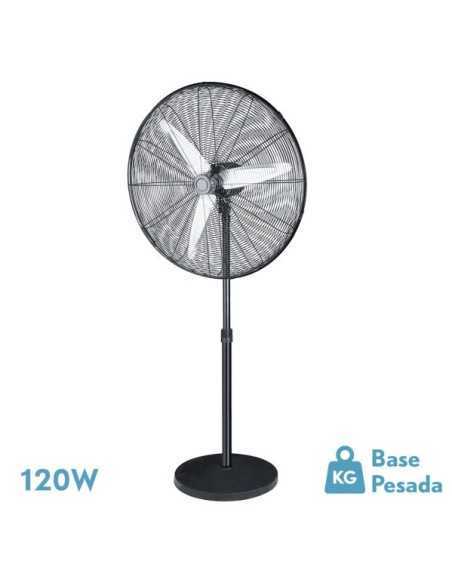 Ventilador de Pie ALARCON 120W Negro 3VEL 55D