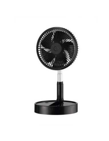 Ventilador DC PORTATIL GALAN Negro 10W 3VEL BATERIA