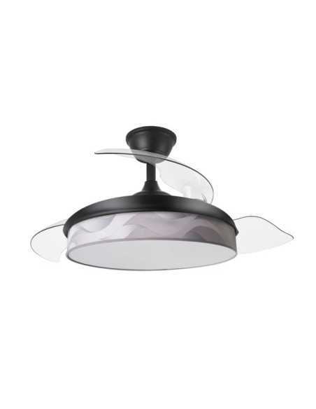 Ventilador DC MODA 72W Negro/OLA Gris 91D 3ASPAS