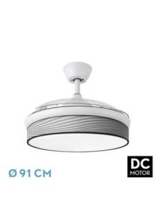 Ventilador DC MODA 72W Blanco/SURCO Gris 91D