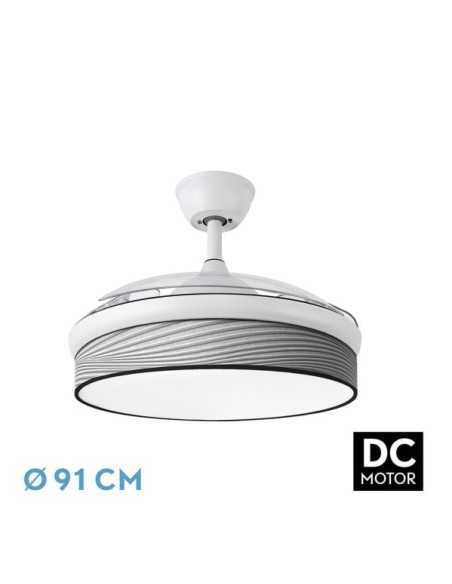 Ventilador DC MODA 72W Blanco/SURCO Gris 91D