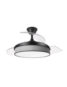 Ventilador DC MODA 72W Negro/SURCO Gris 91D 3ASPAS 2