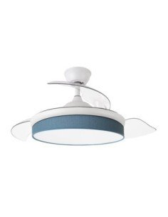 Ventilador DC MODA 72W Blanco/AZUL 91D 3ASPAS 2