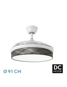 Ventilador DC MODA 72W BLANC/TETRIS Gris 91D