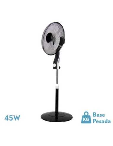 Ventilador de Pie MAGICO Negro/Blanco 3 VEL.45W