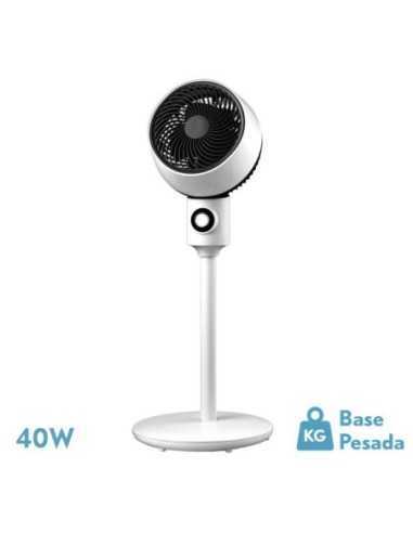 Ventilador de Pie OZONO Blanco/Negro 3 VEL.40W