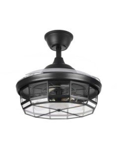 Ventilador DC TORNADO Negro 5XE27 107D 3ASPAS 2