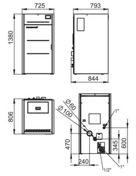 Caldera De Pellet BRONPI Hydrotex 27 Kw BROH | Hogar Cahersa