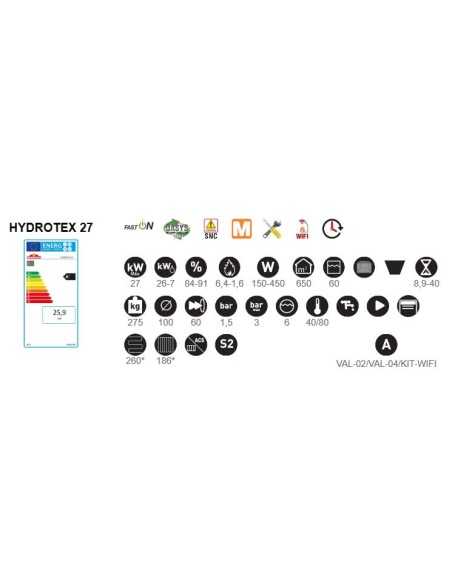 Caldera De Pellet BRONPI Hydrotex 27 Kw BROH | Hogar Cahersa