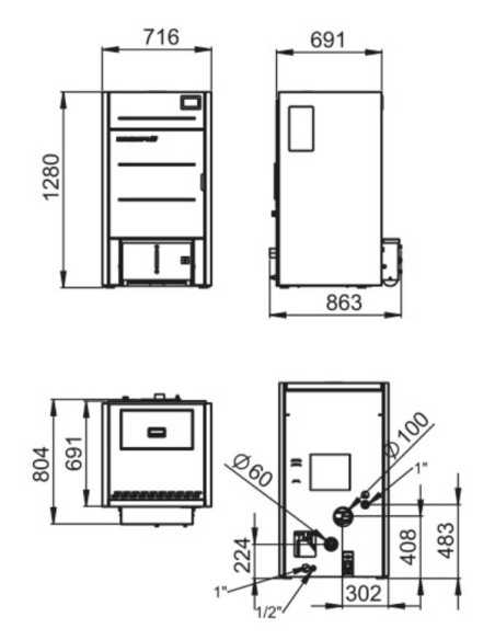 Caldera De Pellet BRONPI Hydroconfort 23 Kw | Hogar Cahersa