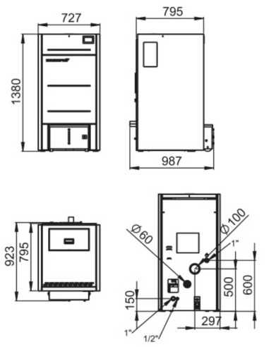 Caldera De Pellet BRONPI Hydroconfort 27 Kw | Hogar Cahersa