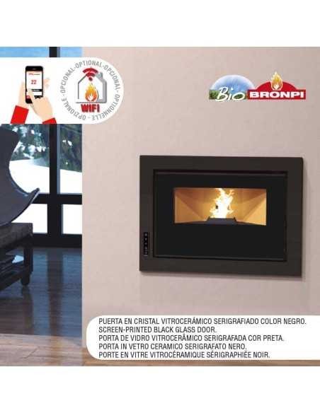 Estufa De Pellet Insertable BRONPI Bruno Sli | Hogar Cahersa