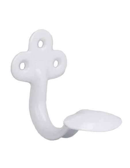 COLGADOR 2 Acero Blanco EPOXI AMIG