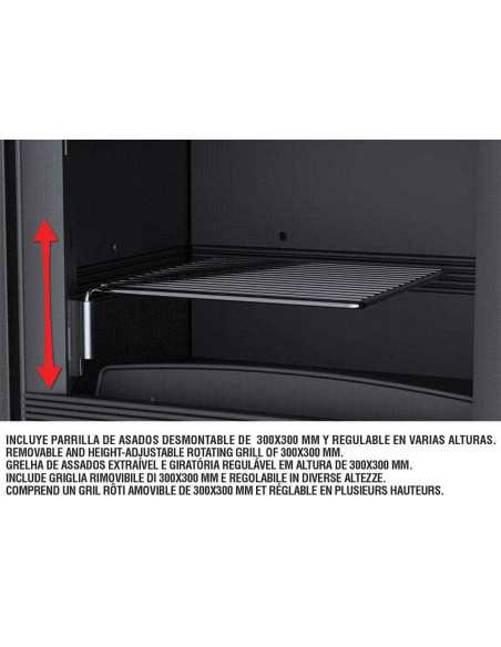 Estufa de Leña Insertable BRONPI Serie Paris 55