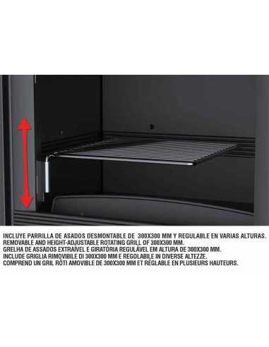 Estufa De Leña Insertable BRONPI Paris-visio | Hogar Cahersa