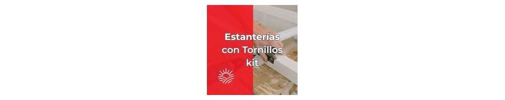 Estanterías con Tornillos Kit | Resistentes y Fáciles de Montar | Cahersa