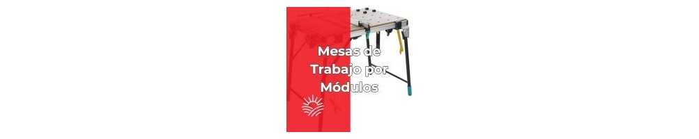 Mesas de trabajo modulares Simonrack | Estructura metálica sin tornillos