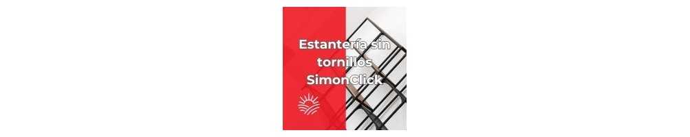 Estantería sin Tornillos SimonClick | Montaje por Clic Rápido y Resistente - Ferretería Cahersa