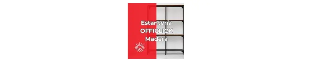 Estantería Officlick madera | Simonrack sin tornillos para oficina