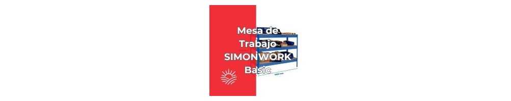 Mesa de trabajo SIMONWORK BASIC | Banco económico Simonrack sin tornillos