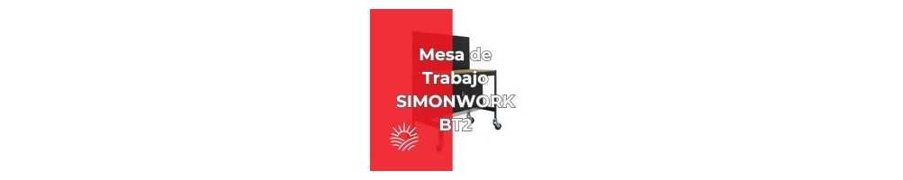 Mesa de trabajo SIMONWORK BT2 | Banco compacto metálico Simonrack sin tornillos