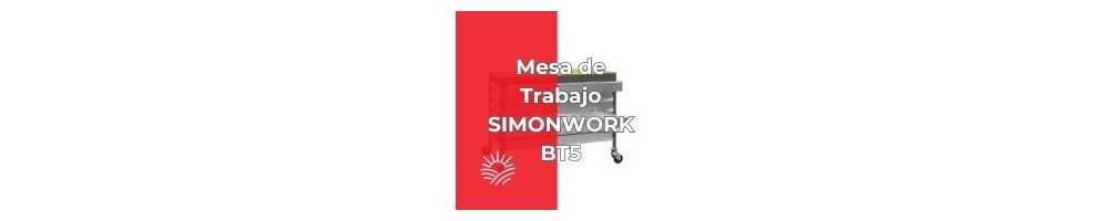 Mesa de trabajo SIMONWORK BT5 | Banco metálico compacto Simonrack sin tornillos