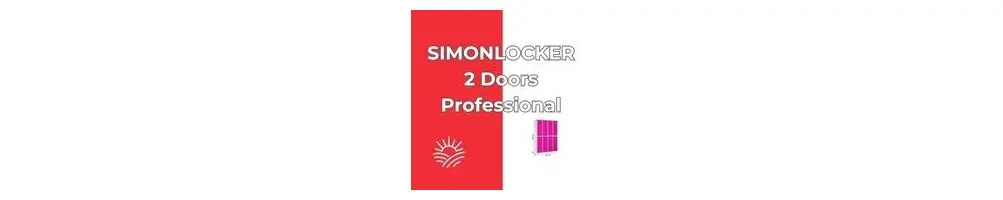 SIMONLOCKER 2 Doors Professional | Taquilla metálica doble sin tornillos Simonrack